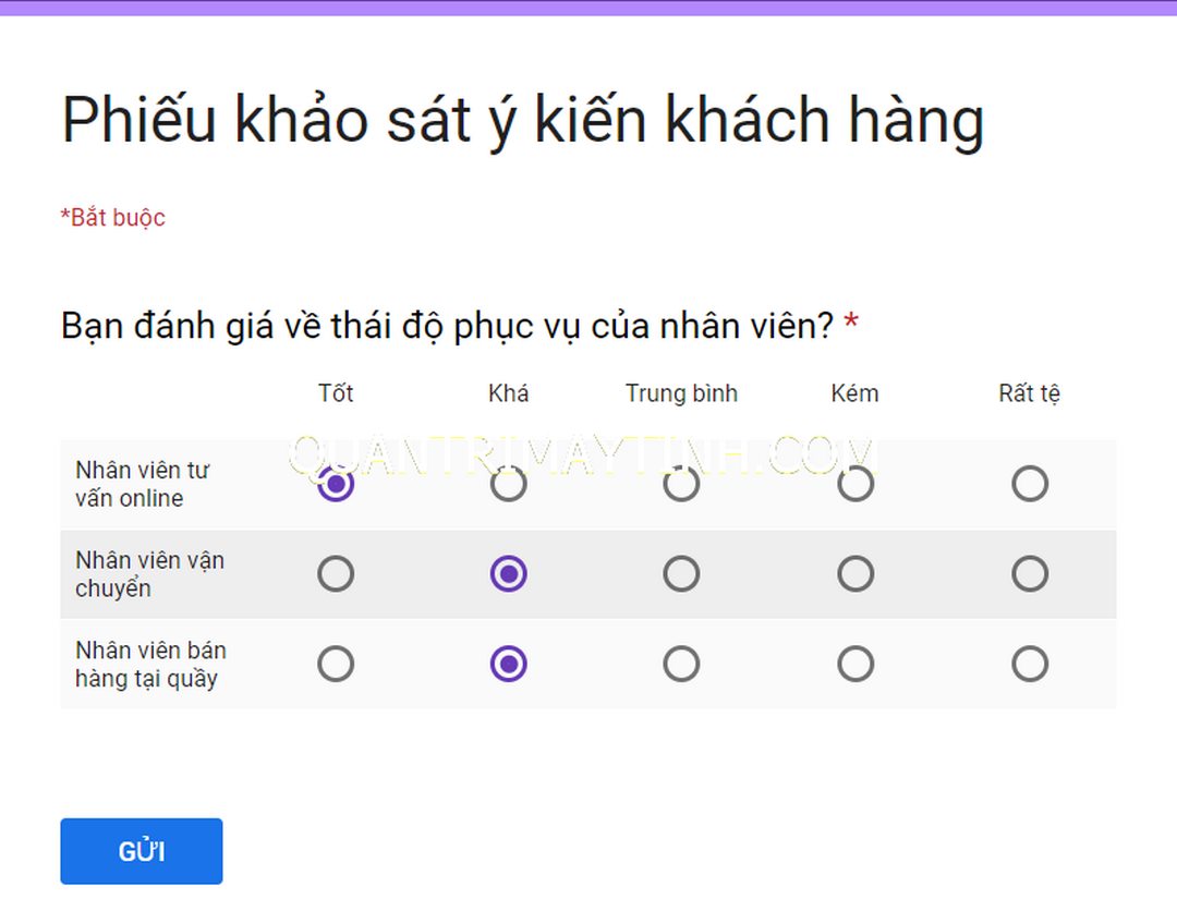 Cách thức tổ chức các cuộc nhận xét của khách hàng