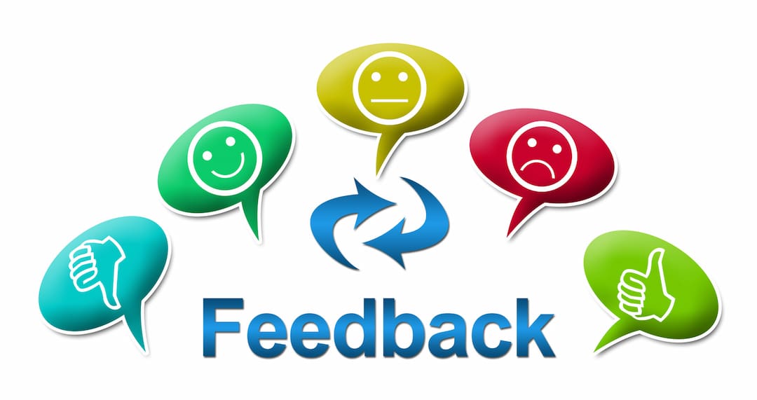 Việc tiếp thu feedback sẽ nhận được nhiều đánh giá tốt