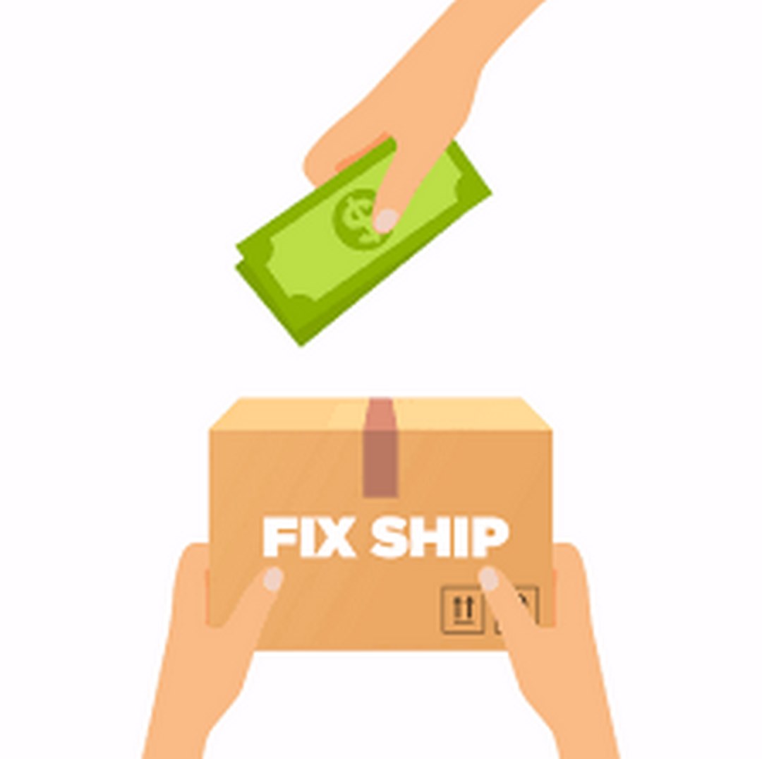 Fix ship chỉ quá trình giảm giá giao hàng trong  quá trình mua bán