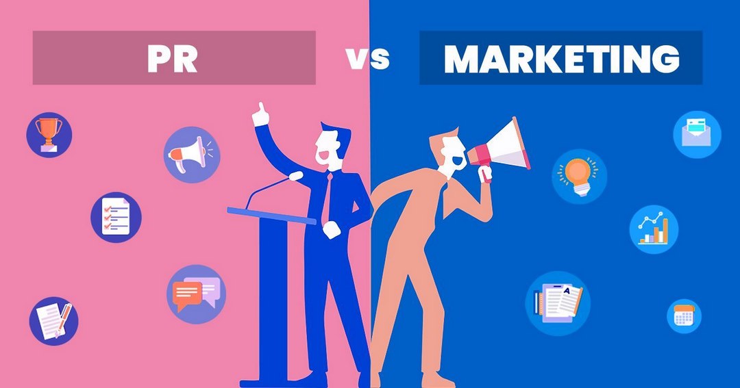 Sự Khác nhau Giữa PR và Marketing